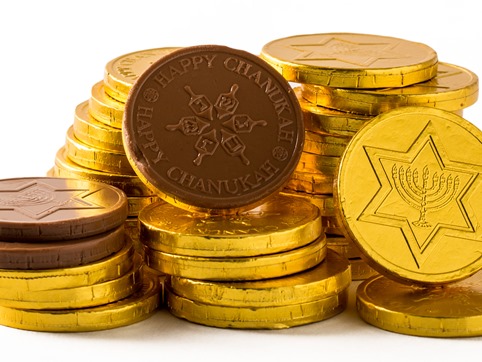 Chocolate Coins for Chanukah | Kosher food for Chanukah ~ Kosher meat ...